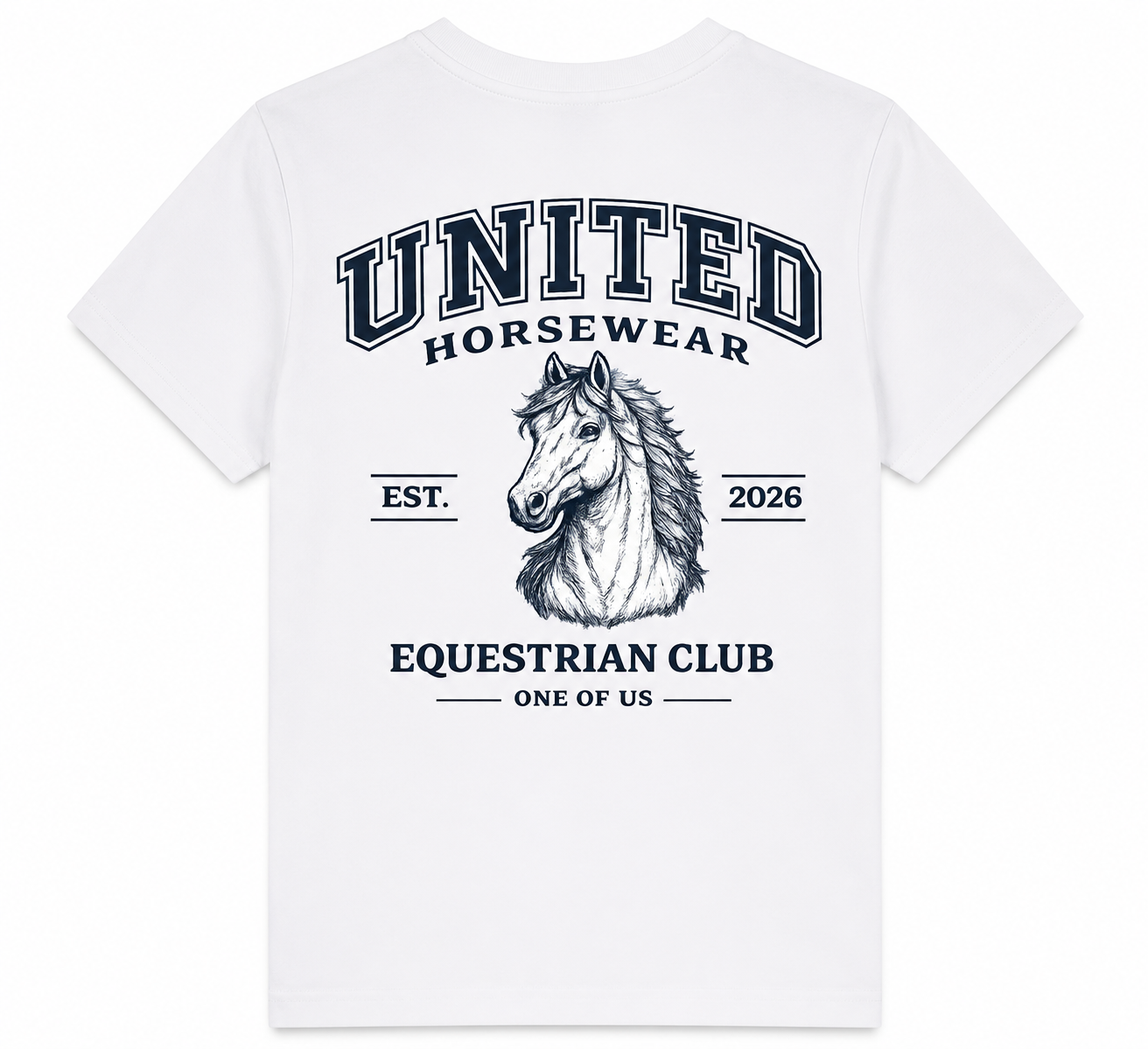 UHW College Tee - Equestrian Club Edition