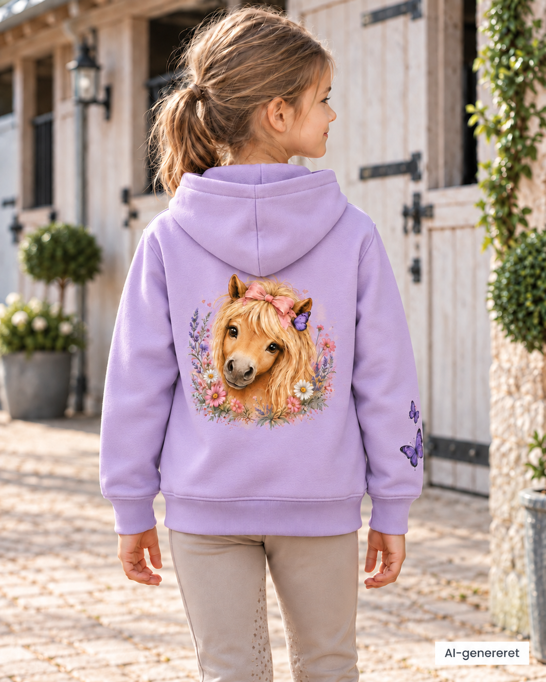 Daisy Blossom børnehoodie