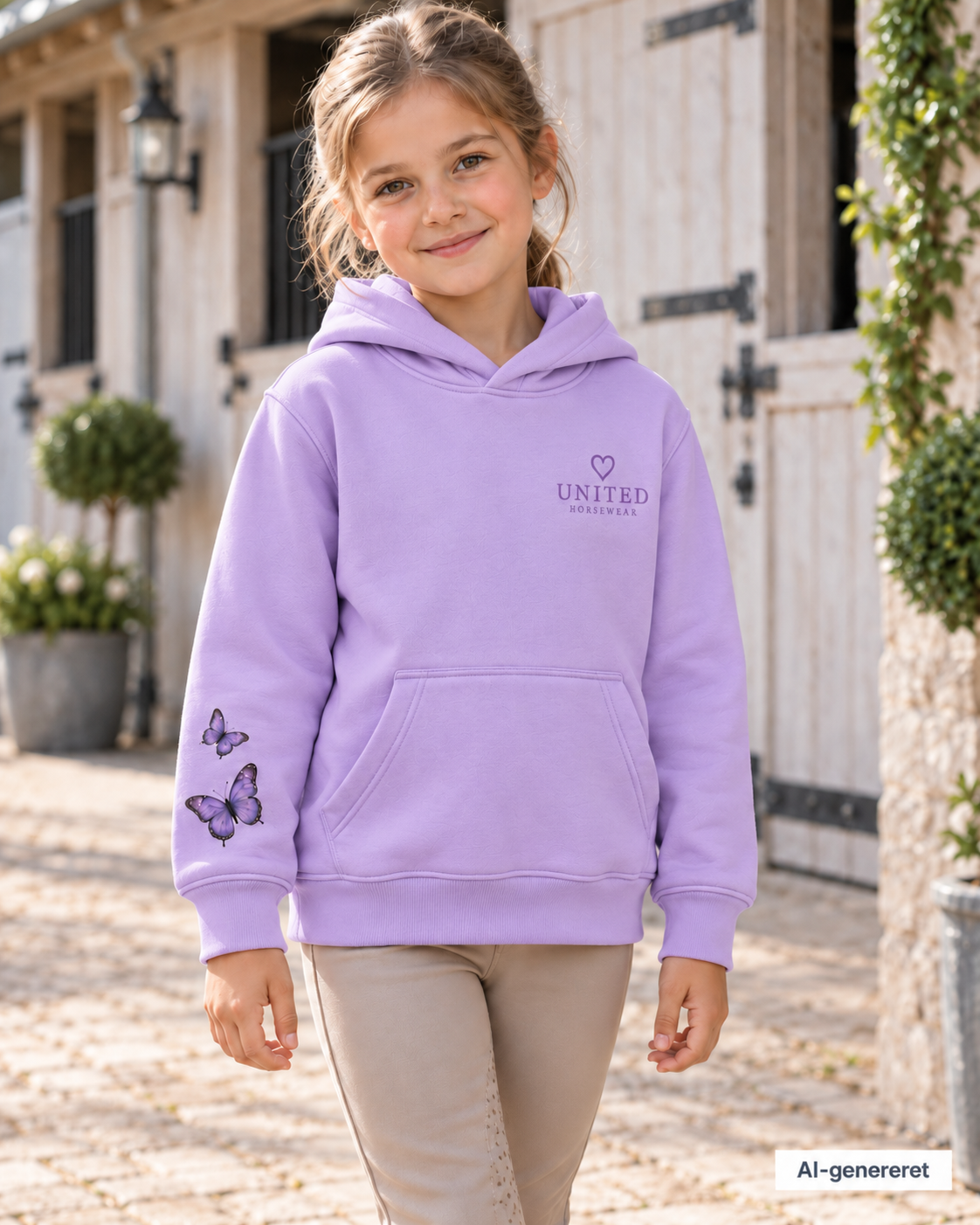 Daisy Blossom børnehoodie