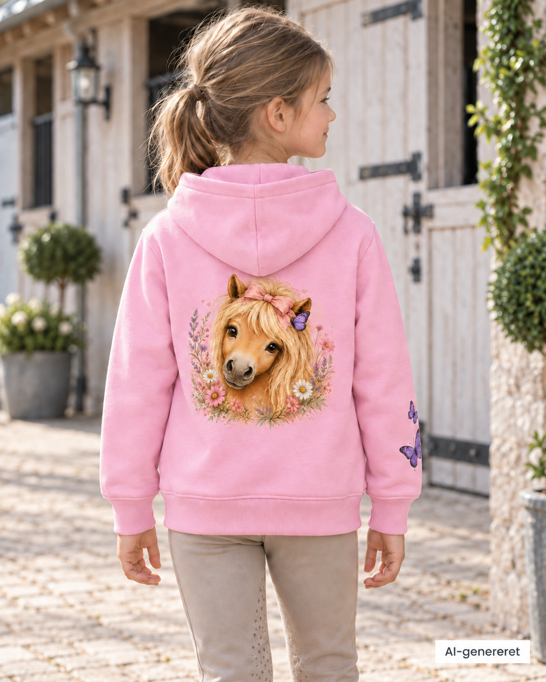 Daisy Blossom børnehoodie