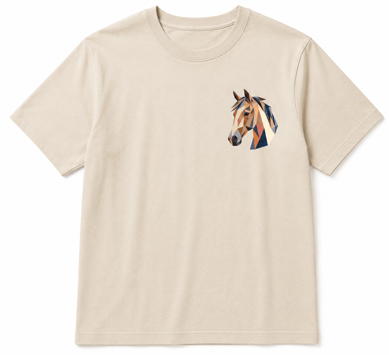 Poly Horse Tee - Brystlogo