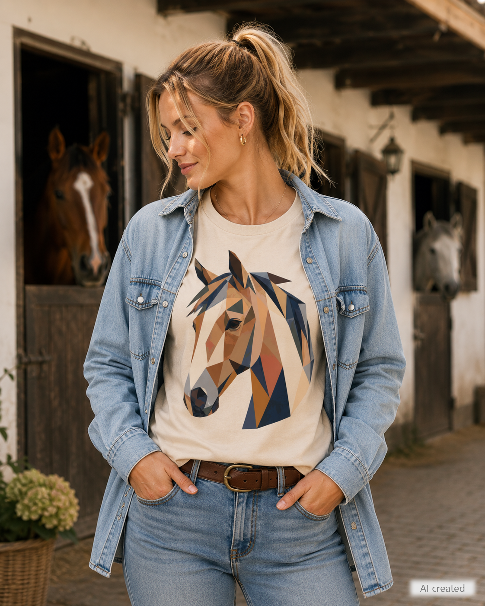 Poly Horse Tee