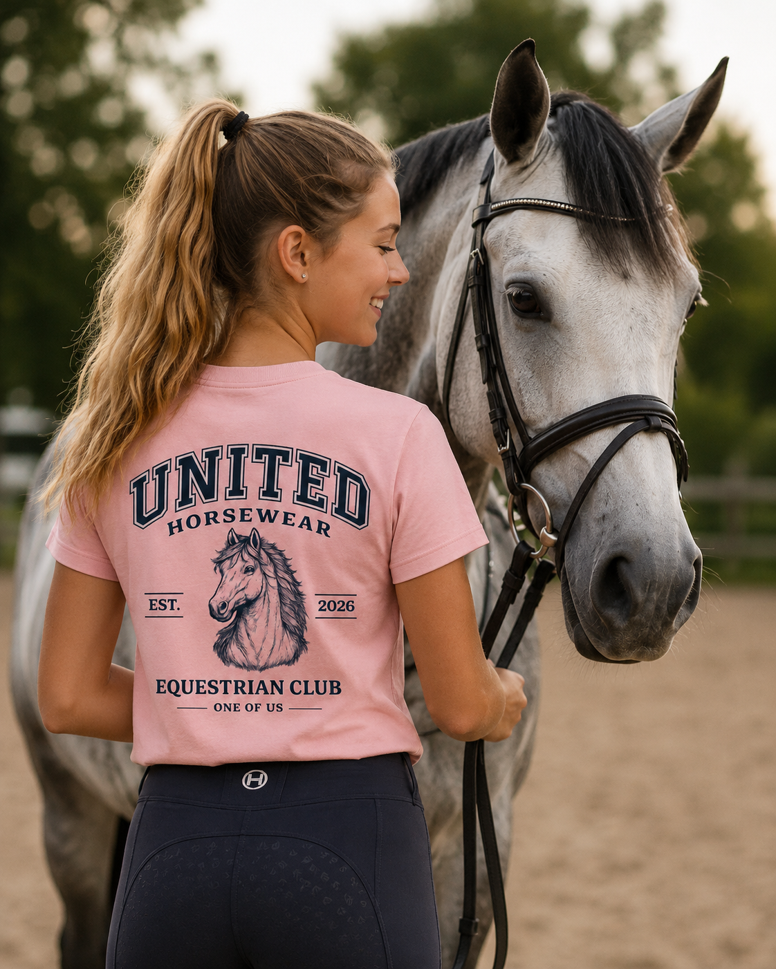 UHW College Tee - Equestrian Club Edition