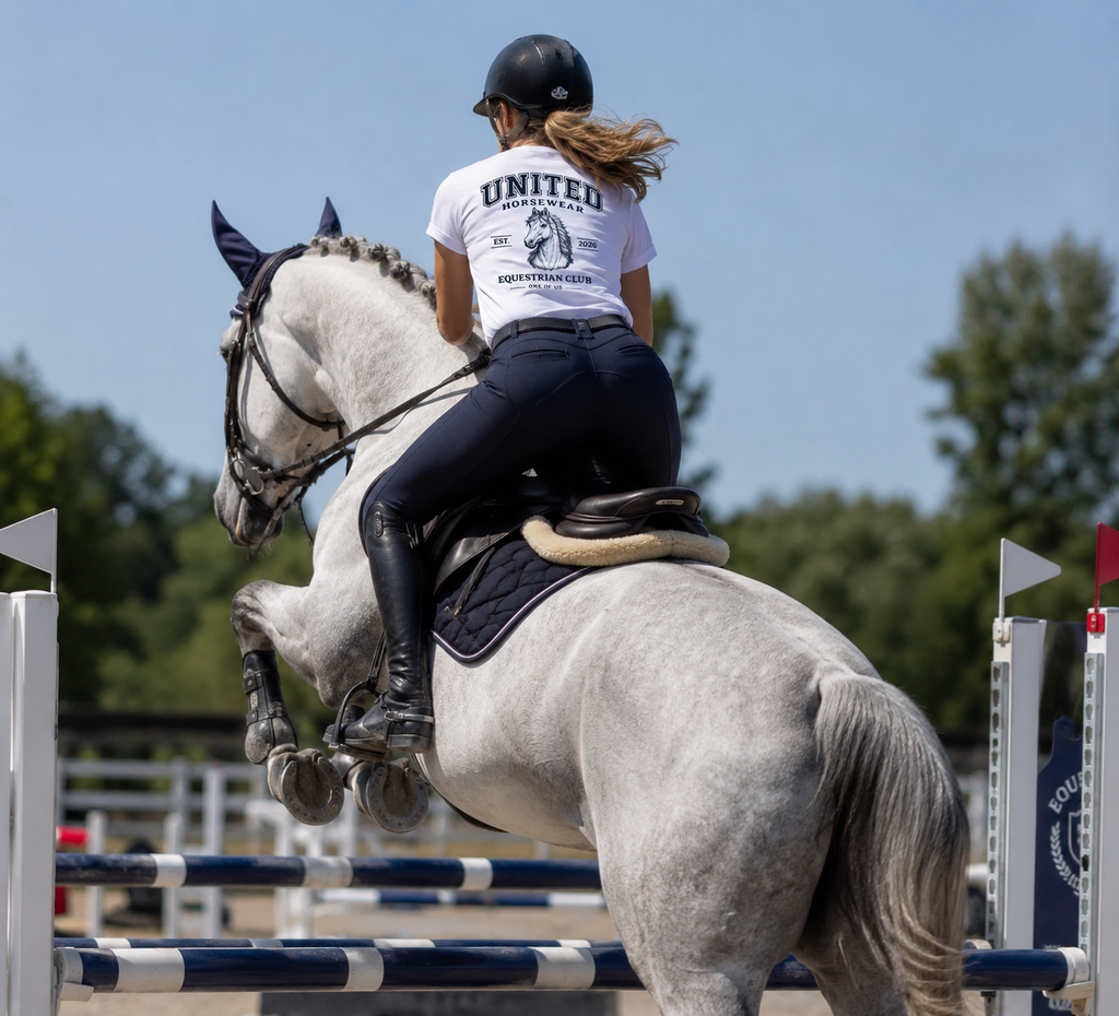 UHW College Tee - Equestrian Club Edition