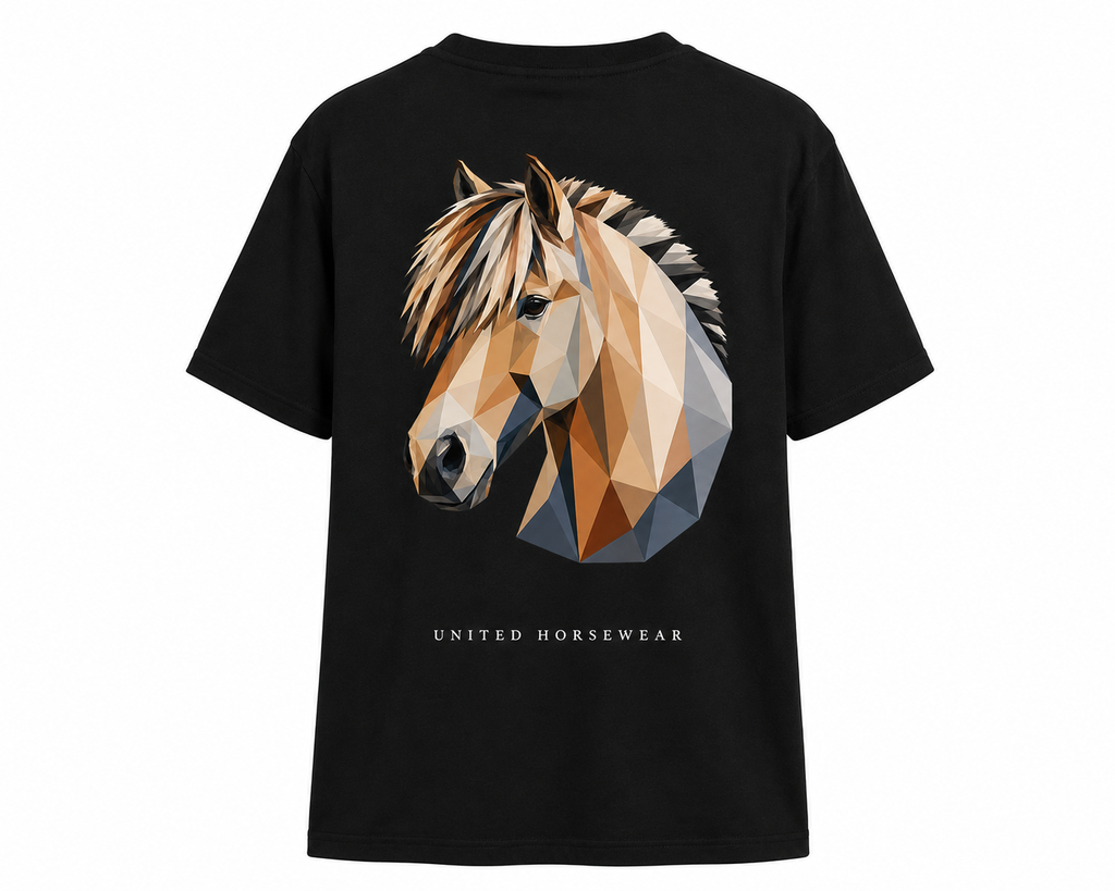 Poly Horse Tee - Fjord