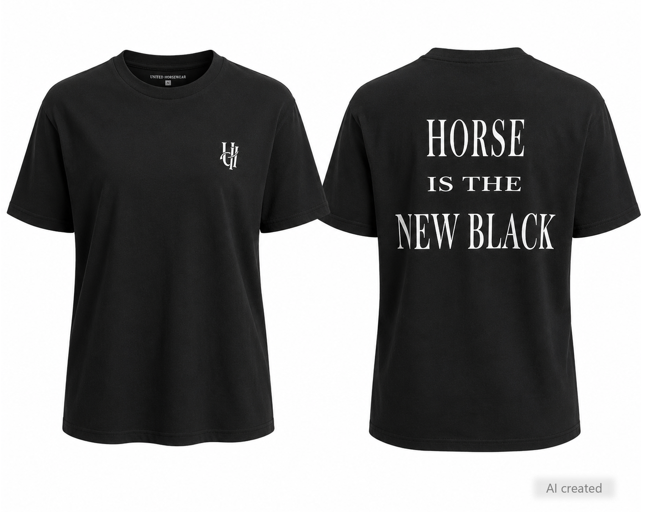 Horse is the new black - regular fit