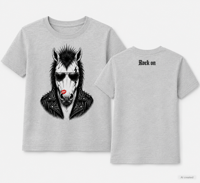 Kids Punk Horse Tee